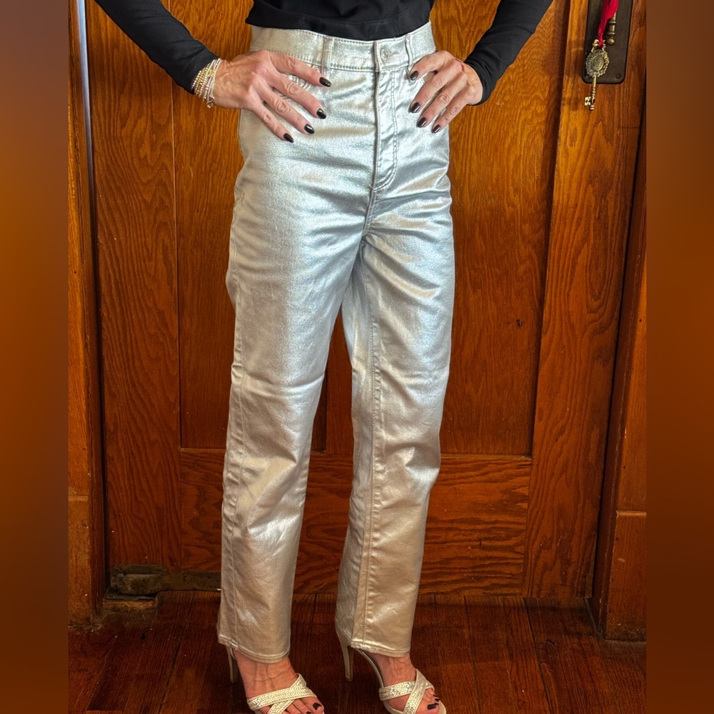 LOFT Silver Straight Leg Women's Jeans